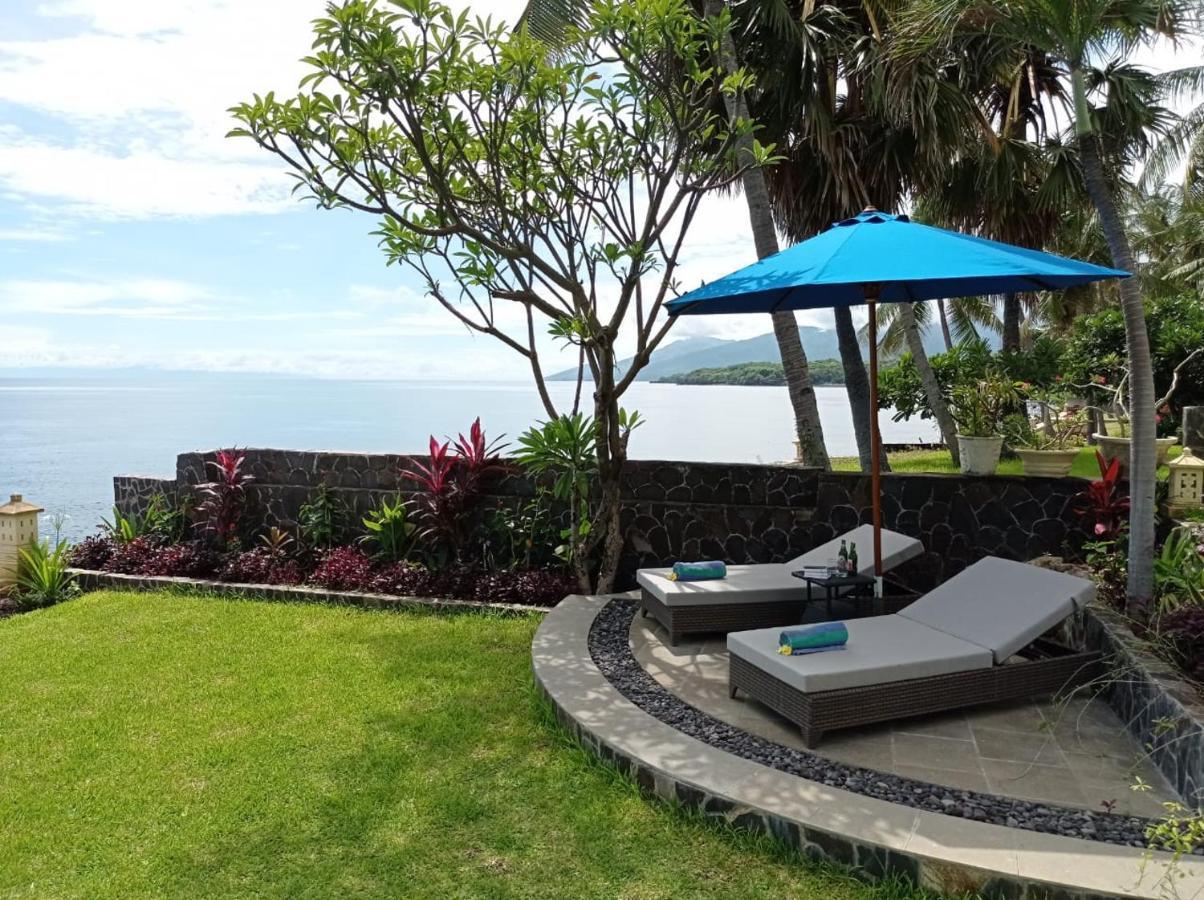Absolute Beachfront, Paradise, 3Br Villa With Private Pool On 1200M2 Of Tropical Land Tulamben Exterior foto