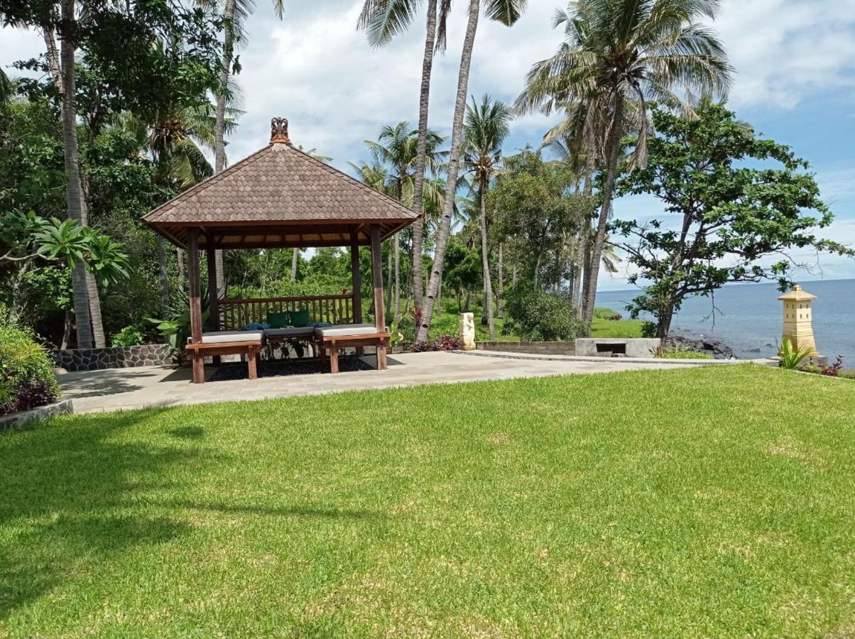 Absolute Beachfront, Paradise, 3Br Villa With Private Pool On 1200M2 Of Tropical Land Tulamben Exterior foto