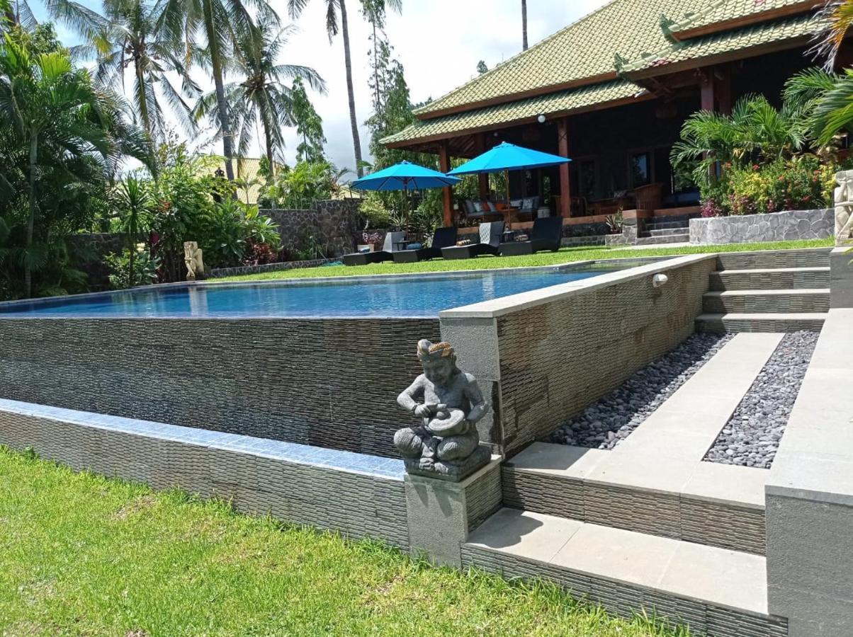 Absolute Beachfront, Paradise, 3Br Villa With Private Pool On 1200M2 Of Tropical Land Tulamben Exterior foto