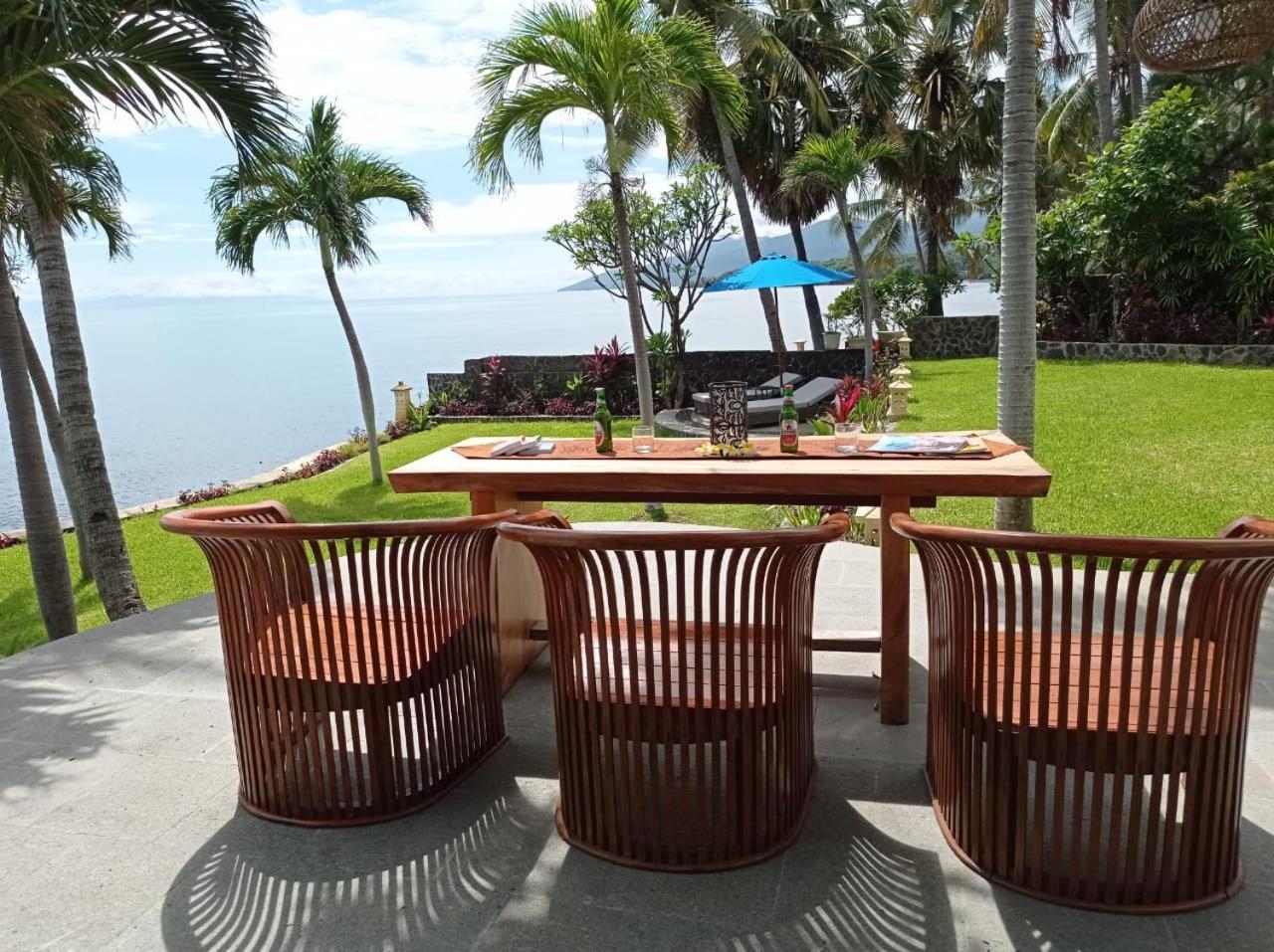 Absolute Beachfront, Paradise, 3Br Villa With Private Pool On 1200M2 Of Tropical Land Tulamben Exterior foto